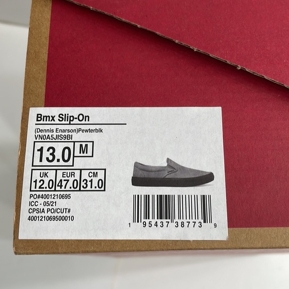 Vans | Shoes | Vans Bmx Slip On Dennis Enarson Pewter Black Online  Exclusive | Poshmark
